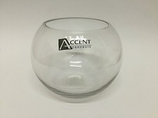 Fish Bowl 14.5X11.2cm Glass Rose Bowl Pet Vase Dispaly Flower Party Home Decor