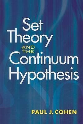Set Theory and the Continuum Hypothesis (Dover Books on Mathematics), Cohen, Pau