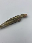 Letter Opener Inlaid Carved Horn Phoenix Bird Brass Vintage — photo 8