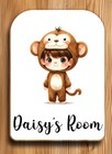 Personalised Animals Costume Kids Office Desk Name Plate-Office Shop Door Sign