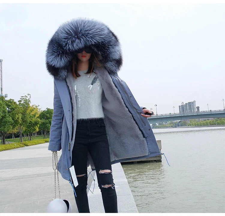 Big fluffy deals hooded coats