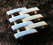 Breitling Navitimer 420D 17,10mm Stahl Gold Glied Link Breitling Airborn D33030