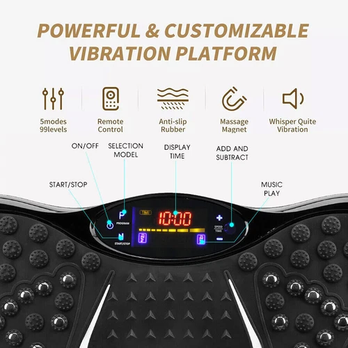 Vibration Plate Exercise Machine Whole Body Workout Lose Weight Fitness Machine - Picture 4 of 15