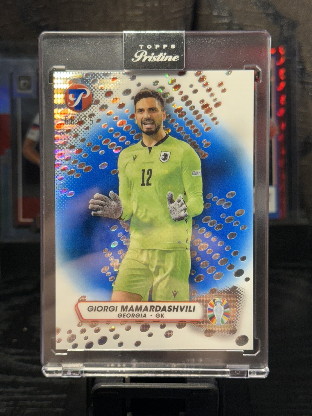 2023-24 Topps Pristine Giorgi Mamardashvili Blue Pristine /75 LOOK AT PICS/DESCR