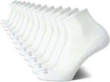 AND1® Men's Ankle Socks 12 pack "ARCH COMPRESSION~Reinforced heel and Toe"