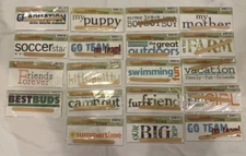 19 Transfer Rub Ons for Paper Fabric Metal Wood and More! My Mind's Eye