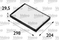 Valeo 698606 Filter, Innenraumluft For Audi Seat