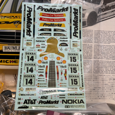 Tamiya 1/24 ProMarkt-Zakspeed AMG Mercedes C-CLASS DTM Model