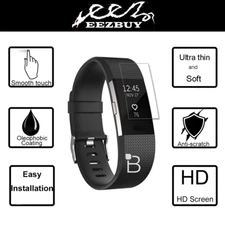 3X Eezbuy LCD Screen Protector Skin HD Film Saver for Fitbit Charge 2