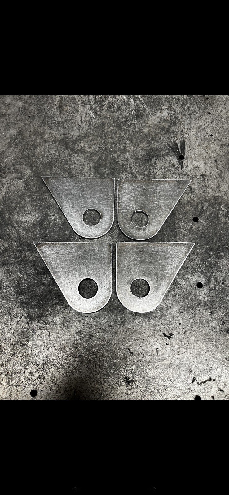 4 weld on traction bar frame mounts / weld on tabs 5/8” Bolt Hole eBay