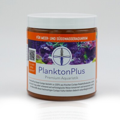 PlanktonPlus Nature Cyclops Fischfutter Korallenfutter Meerwasser 250ml
