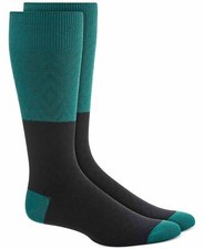 Alfani Men's Alfatech Textured Diamond Socks Size 7-12 2 Pairs  Same Day Ship 
