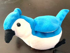 Ty Beanie Babies "Rocket The Blue Jay" Plush Toy