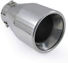 Auspuffblende Endrohr Edelstahl Universal Rund Chrom Für Opel Corsa Astra Vectra