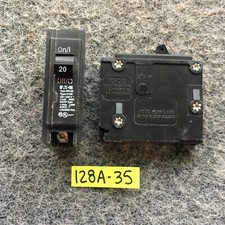 LOT OF 2 Cutler-Hammer BR BR120 1 POLE 20 AMP CIRCUIT BREAKER 1 Year Warranty