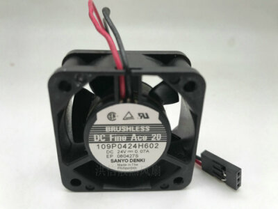 1PCS  Sanyo 109P0424H602 4020 0.07A 4 cm 24V industrial computer server fan