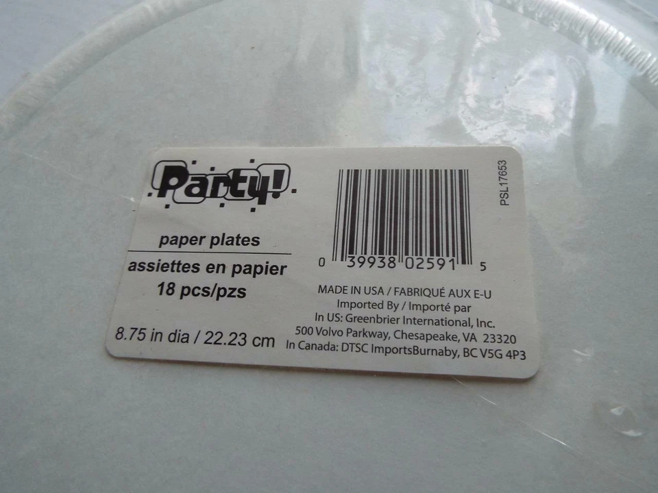 lot of Baby GIRL pink Plates and Cups Baby Carriage 36 ~ 8" plates 48 cups 9 oz - Image 4 of 4