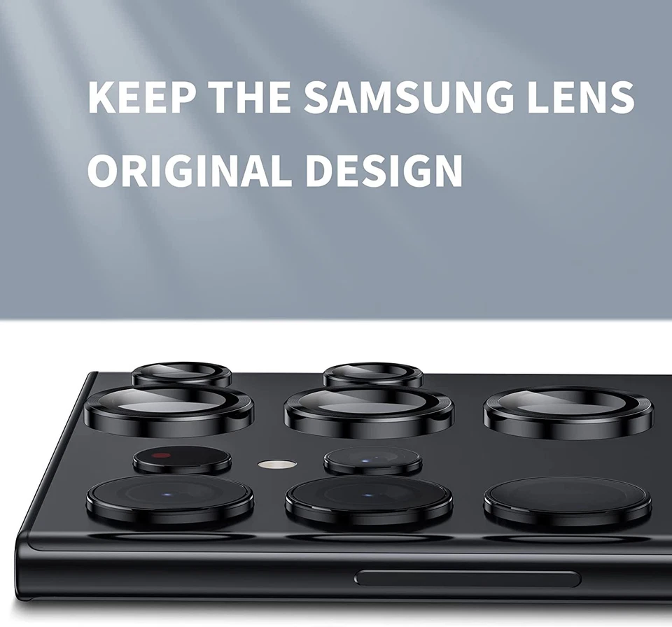 For Samsung Galaxy S23 Ultra S23 Plus Metal Rings Camera Lens Protector Cover - Image 4 of 4