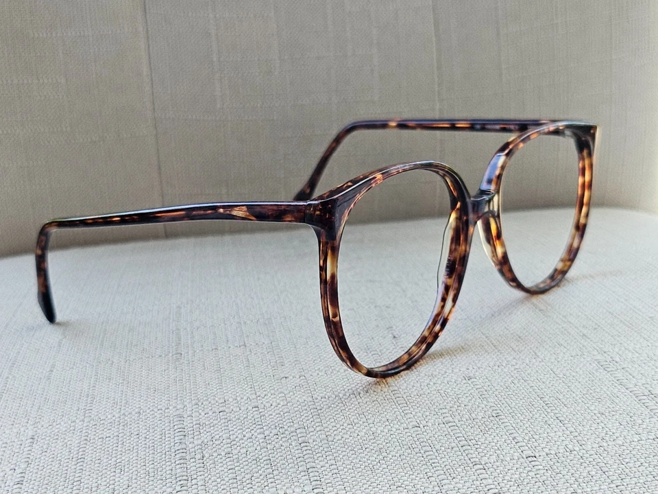 Marco de gafas vintage Luxottica para mujer marrón tortuga 54[]16 135 marco Italia Foto 2 de 4