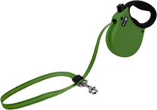 alcott P.A.W. PAW11544 Expedition Retractable Leash Green L Dog Puppy 16' Flat