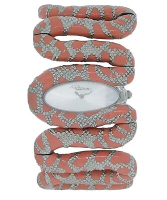 Roberto Cavalli Cleopatra Women's Coral Snake Analog Watch