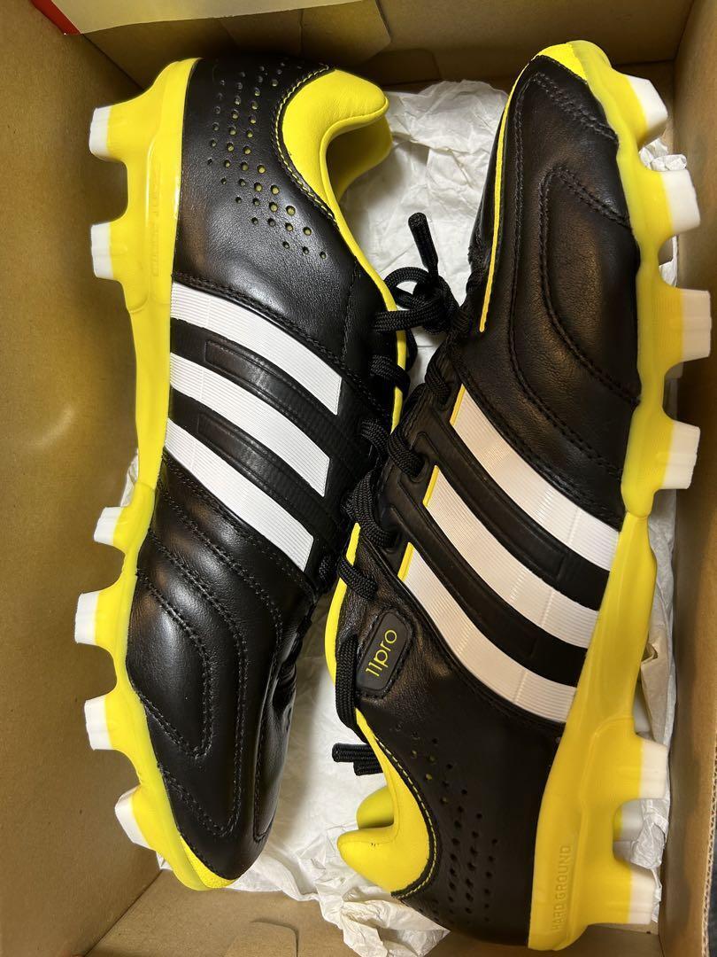 Adidas adiPure 11 Pro TRX HG Black Yellow US 9.5 Soccer Adidas adiPure 11 Pro TRX HG Black Yellow US 9.5 Soccer