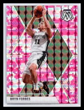 2019-20 Panini Mosaic NBA #6 Bryn Forbes Camo Pink Prizm San Antonio Spurs