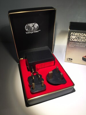 Vintage Foreign Electricity Converter Kit Voltage Valet Model