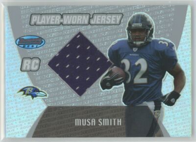 2003 Bowman's Best Musa Smith Rookie Baltimore Ravens #103 Georgia