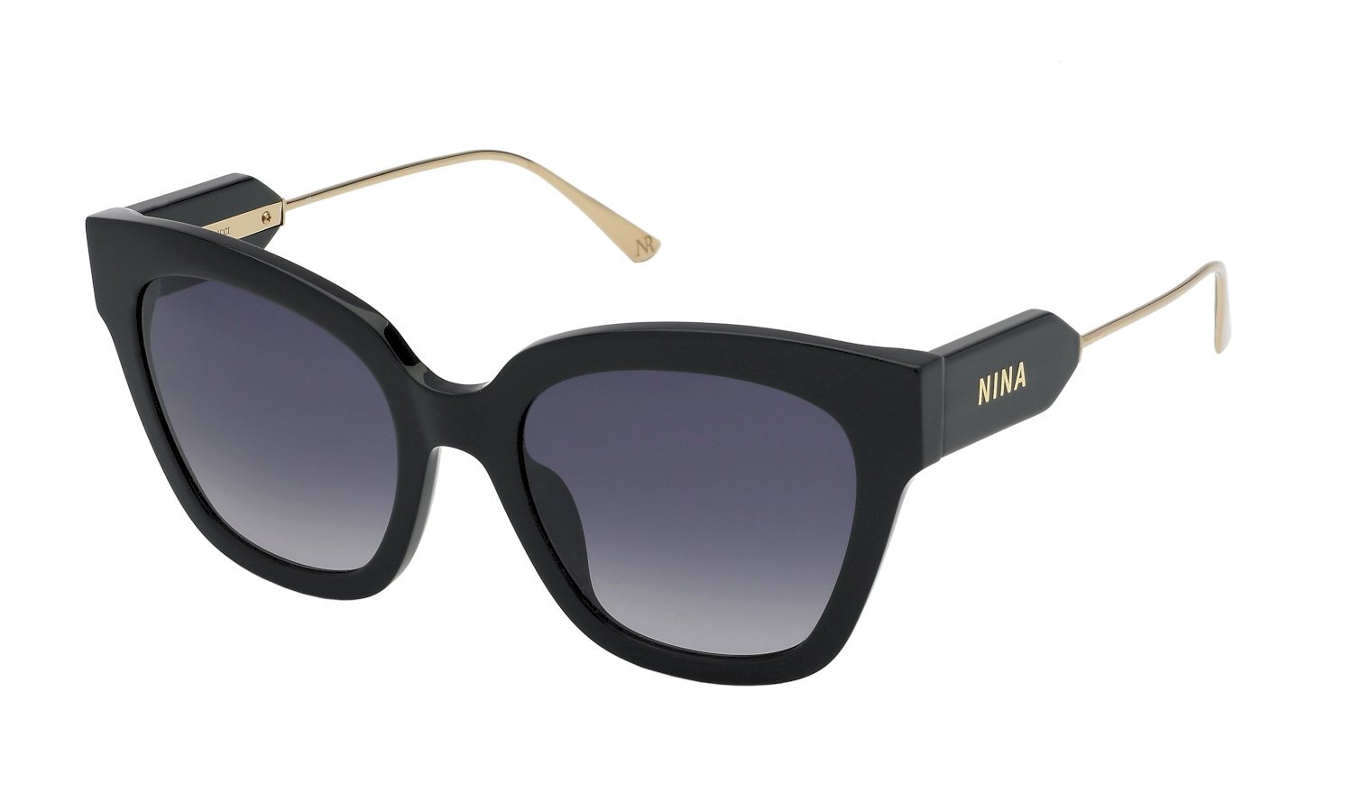Nina Ricci Sonnenbrille SNR298 0700 Black Smoke Damen 37690₽