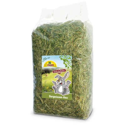 JR FARM Bergwiesen-Heu 1,5kg - Heu Raufutter Kaninchen Meerschweinchen