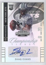2014 Panini Contenders Championship Ticket 70/99 Shaquelle Evans #173 Auto 0c6
