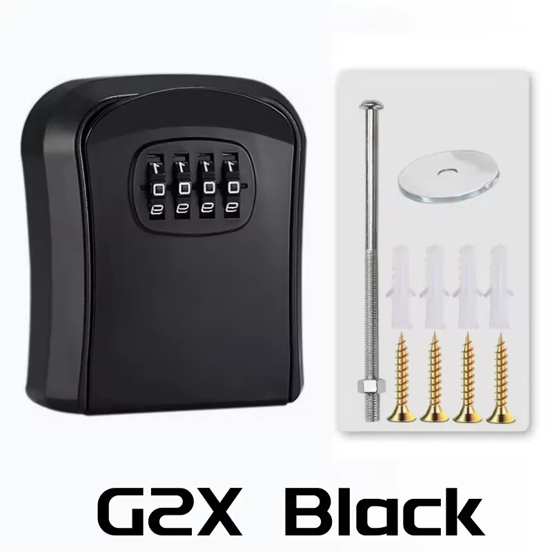 Outdoor High Security Wall Mounted Key Safe Box Code Lock Storage 4 Digit UK