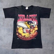 Vintage 1994 Nutmeg Atlanta Falcons Football Mascot Realism Breakthrough Tee M