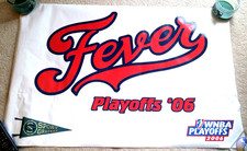 RARE WNBA INDIANA FEVER LARGE 2-SIDED 'WE BELIEVE' PLAYOFF POSTER