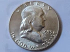 1953p Franklin Half Dollar AU