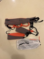 Mammut Comfort Fast Adjust Climbing Harness Shark , Safety Orange, Large Used 1x