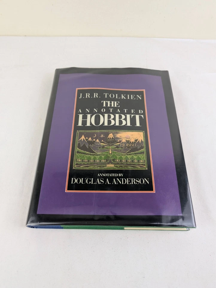 The Annotated Hobbit by J.R.R. Tolkien / Douglas Anderson Large Hardcover 1987 - Image 3 of 4
