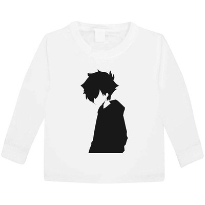 ''Minimalist Emo Boy'' Kinder / Kinder Langarm Baumwolle T-Shirts (KL050270)