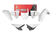RTECH Set Plastic 5 Pcs Black White Honda Crf-R 450 2025