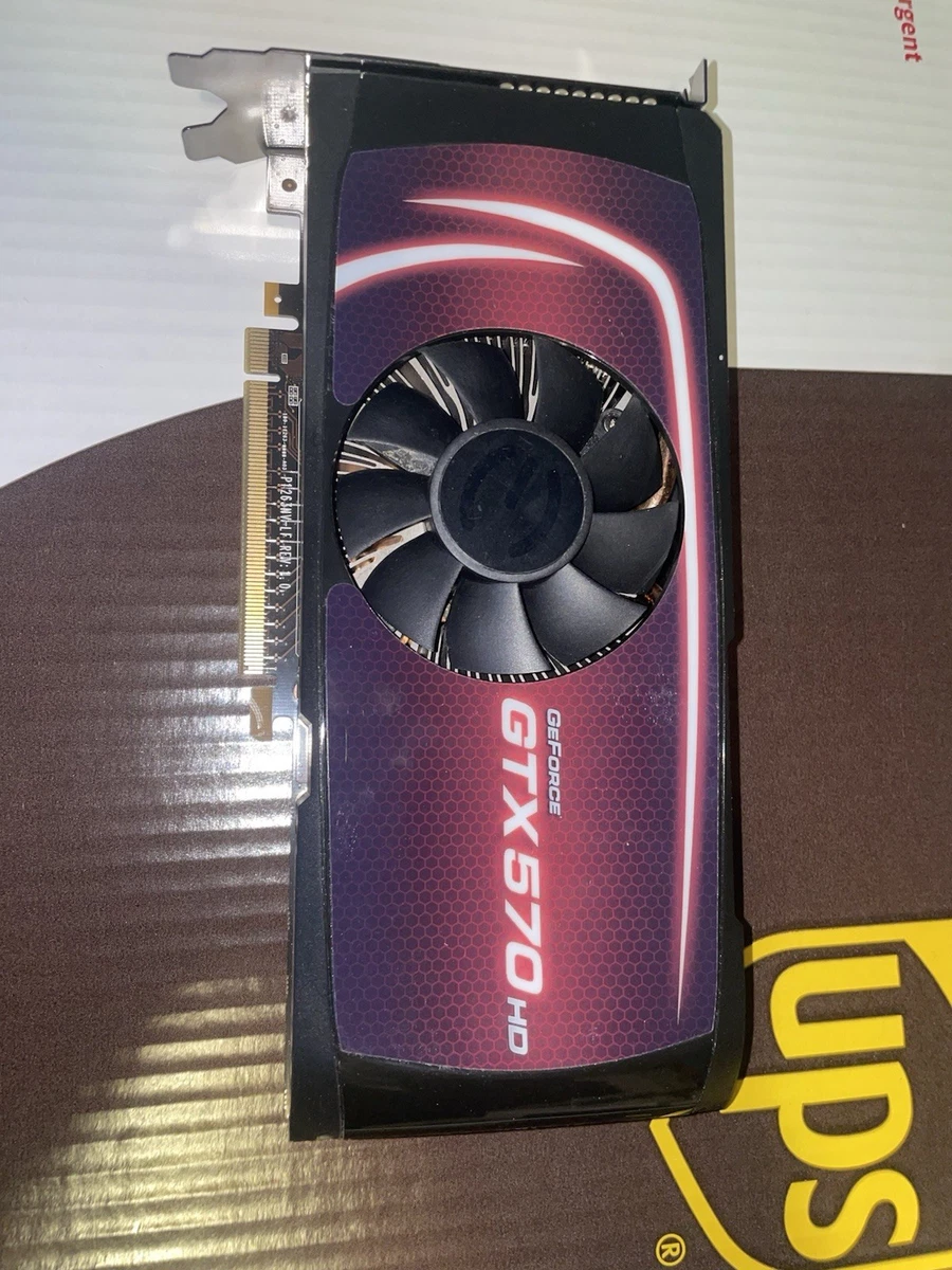 EVGA NVIDIA Gece GTX 570 HD SC 1 GB GDDR5 PCI 2.0 x16 ビデオ 