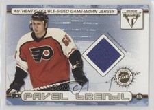 2001-02 Pacific Private Stock Titanium Pavel Brendl Jan Hrdina #31 4kz