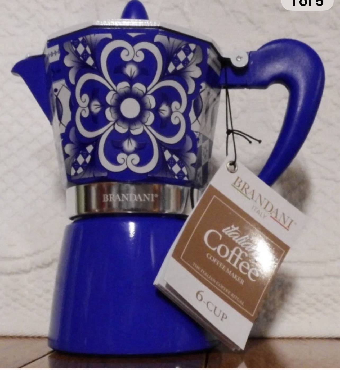 Moka Pot Stovetop Aluminum 6 Cup Espresso