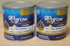 Lot of 2 Go  Grow 360 Total Care by Similac Toddler Drink 24-oz EXP July/2026