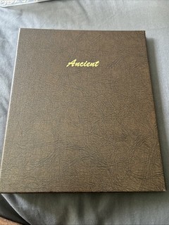 Rare Vintage dansco Ancient Coin album With Sleeves