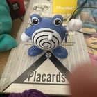 1999 POLIWHIRL Pokemon Mini Tape Measure Nintendo Toy Figure Vintage