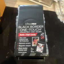 Ultra Pro One-Touch Magnetic Card Holder BLACK BORDER 23pt Point BOX of 25 TCG