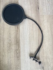 Microphone Pop Filter Black For Recording