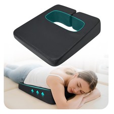 KAAMOS Breast Massage Pillow Bolster PU Leather Face Down Chest Support