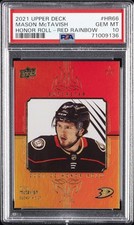 2021-2022 UD HONOR ROLL RED RAINBOW #HR66 MASON MCTAVISH PSA 10